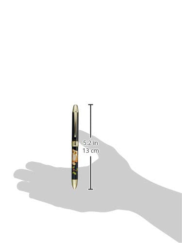 Platinum MWB-3000RM Modern Lacquer 2 Color 0.7 mm Ballpoint Multi Pen 0.5 mm Pencil - Owl Print