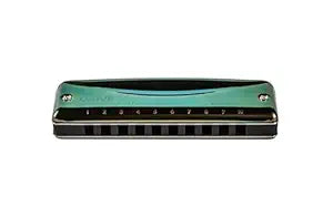 Suzuki C-20-HG Olive 10-Hole Diatonic Harmonica, Key of G High