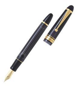 New Pilot Custom 823 Black Transparent 14Kt Fine nib Point Piston Filler Fountain Pen