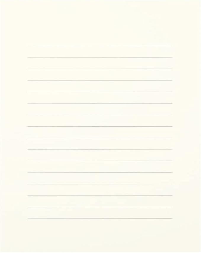 Midori 20583006 Stationery Paper MD Stationery, Horizontal Ruled A