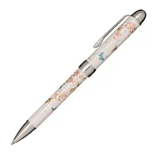 Sailor Ballpen  2 Color + Sharpener Elegant Maki-e Weeping Cherry Blossom White 16-0344-210