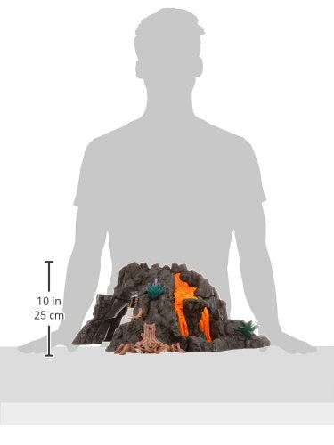 Schleich North America Giant Volcano with T-Rex Playset