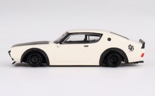 MINI GT 1/64 Nissan Skyline Kenmeri Liberty Walk White (Right Handle) Finished Product