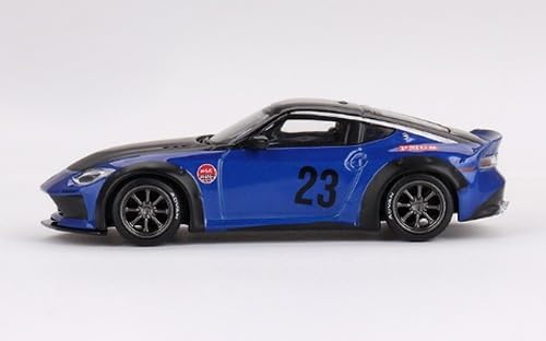 MINI GT 1/64 Nissan Z LB Nation Works Ceylan Blue (Right Handle) Finished Product