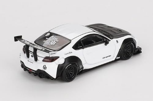 MINI GT 1/64 Toyota GR86 LB★Nation White (Right Handle) Finished Product