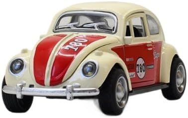 Beetle Vintage Classic Car Model 1:32 Alloy with Lights & Sounds Openable Door Object 4-6 Years Old Boy Gift