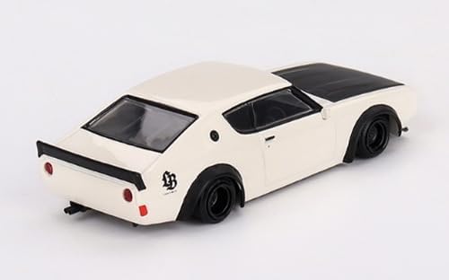 MINI GT 1/64 Nissan Skyline Kenmeri Liberty Walk White (Right Handle) Finished Product