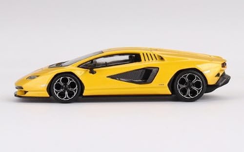MINI GT 1/64 Lamborghini Countach LPI 800-4 New Giallo Orion Yellow (Left Handle) Finished Product