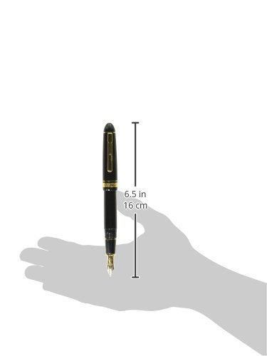 Platinum President Black Fountain Pen PTB 20000P, Broad Nib
