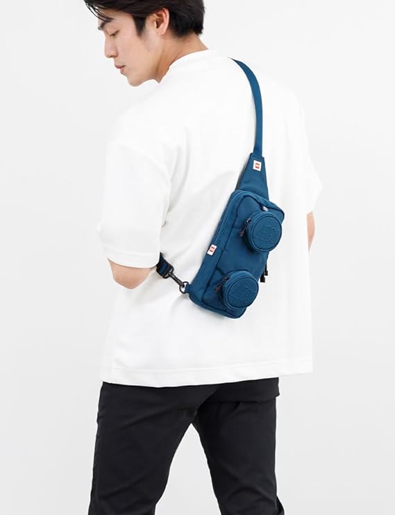 Lego Shoulder Bag, Body Bag, Switch Storage, Case, Blocks, One Shoulder Bag, Crossbody Bag, Unisex, Signature 1x2 Sling Bag