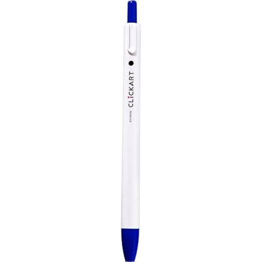Zebra WYSS22-BK Retractable Water-Based Color Pen, Clickart (Red)