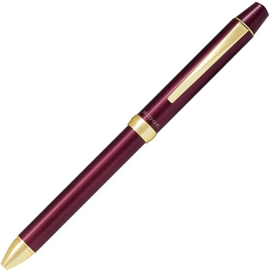 Pilot BTHRT5SR-WR Multifunction Writing Instrument 3+1 Ridge 3 Color Ball 0.7mm Black/Red/Blue + 0.5mm Sharp, Burgundy