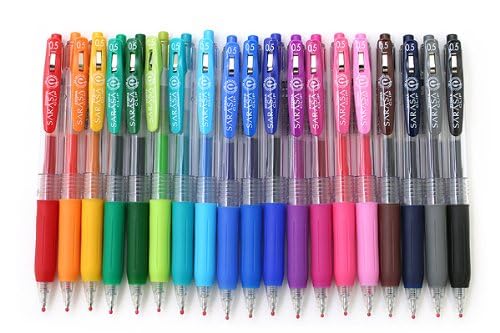 Zebra 1 X Sarasa Push Clip Gel Ink Pen-0.5 Mm-Black