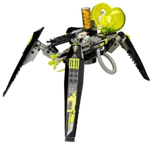 Lego Exo Force 8104 - Shadow Crawler with Devastator Robot Pilot Minifigure and Skeleton