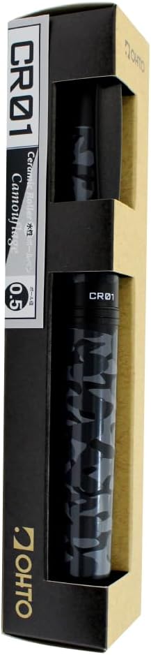 OHTO CR01-05-CBK CR01 Camo Black ballpoint pens