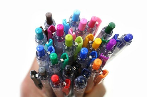 Zebra 1 X Sarasa Push Clip Gel Ink Pen-0.5 Mm-Black