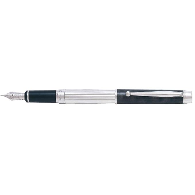 Pilot Fountain Pen Grance Rhodium Black & Gray