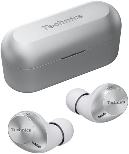 Technics EAH-AZ40M2-N Wireless Earphones, Bluetooth, Noise Cancelling, 3-Device Multi-Point, IPX4, LDAC Compatible, High Resolution Sound Quality Playback, App Compatible, Rose Gold