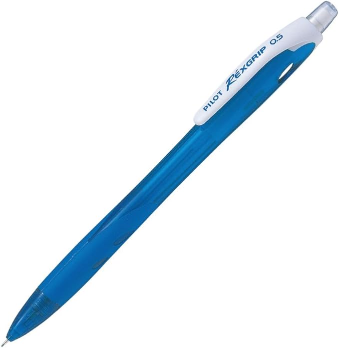 Pilot HRG100R10R Mechanical Pencil, Rex Grip, 0.5, Red, 10 Count