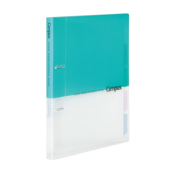 Kokuyo Lu-PP358Y Loose Leaf Binder, Campus B5, 2 Holes, Up to 100 Sheets, Yellow (x2)