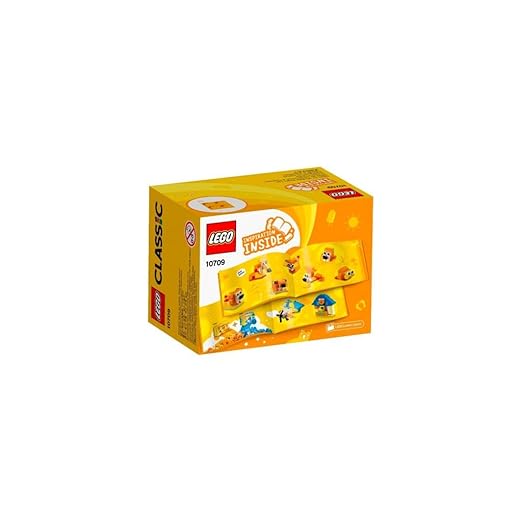 LEGO Classic Orange Creativity Building Blocks For Kids , Multi Colour (60 pcs) 10709