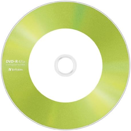 Verbatim DHR47JM10V1 Single Recording DVD-R, 4.7 GB, 10 Sheets, 5 Color Discs, Single Side, 1 Layer, 1-16x Speed