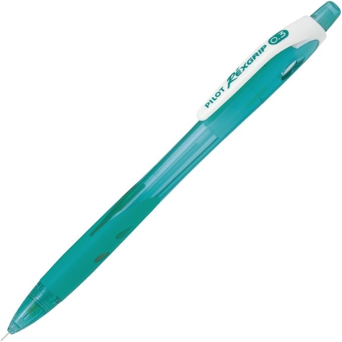 Pilot HRG100R10R Mechanical Pencil, Rex Grip, 0.5, Red, 10 Count