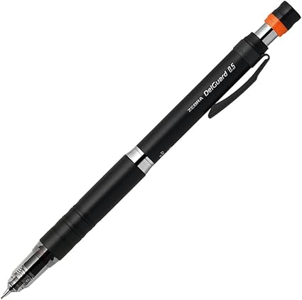 Zebra Mechanical Pencil Delguard Type Lx 0.5mm, White Body (P-MA86-W)