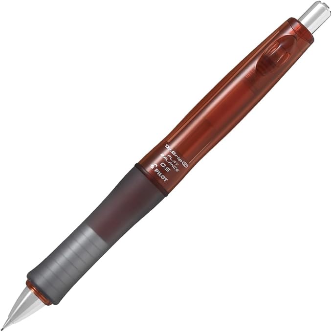 Pilot HDGCL70RCR Mechanical Pencil Doctor Grip CL Play Balance 0.5 Clear Red
