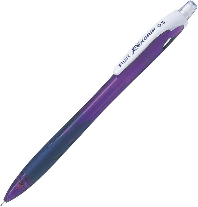 Pilot HRG100R10R Mechanical Pencil, Rex Grip, 0.5, Red, 10 Count