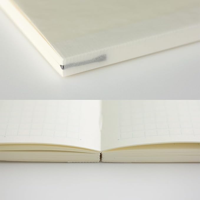Midori 15292006 Notebook, MD Notebook, New Book, Graph Ruled + Notebook Cover