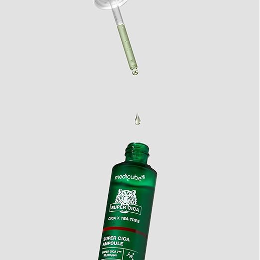 Medicube Super Cica Ampoule | Helps damaged skin with 61.5% Centella asiatica extract | Instant soothing and calming | Korean skincare 40ml