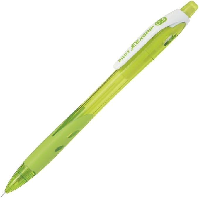 Pilot HRG100R10R Mechanical Pencil, Rex Grip, 0.5, Red, 10 Count