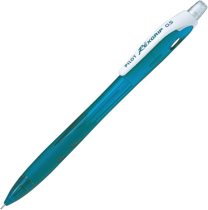 Pilot HRG100R10R Mechanical Pencil, Rex Grip, 0.5, Red, 10 Count