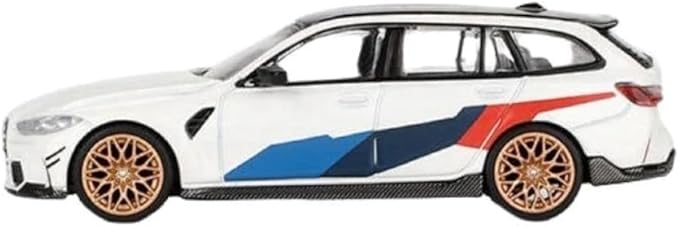 MINI GT 1/64 BMW M3 M Performance Touring Alpine White (Left Handle) Assembled