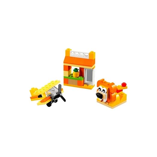 LEGO Classic Orange Creativity Building Blocks For Kids , Multi Colour (60 pcs) 10709