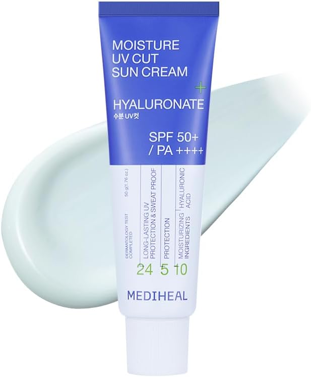 Mediheal Moisture Calming Sun Cream (Tea Tree), 1.7 fl oz (50 ml)