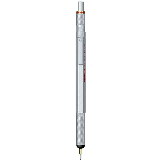 Rotring, Mechanical Pencil - 800+ Hybrid Stylus. (Silver,0.5MM)