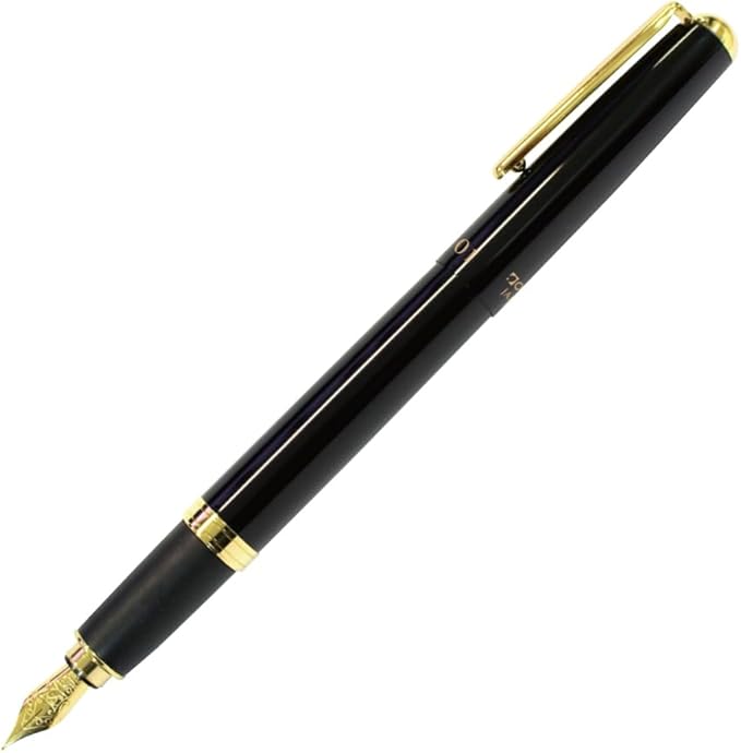 OHTO FF01-GBK Fountain Pen Gold Parts Model FF01G Wide Shaft Black