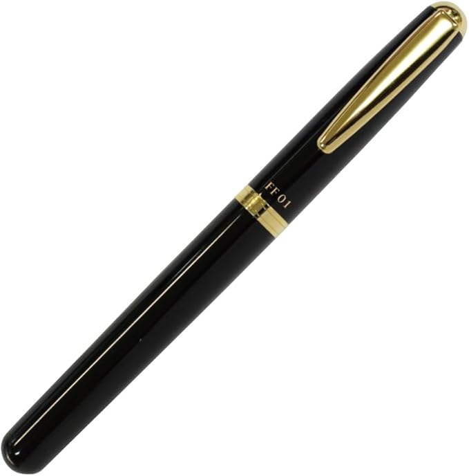 OHTO FF01-GBK Fountain Pen Gold Parts Model FF01G Wide Shaft Black