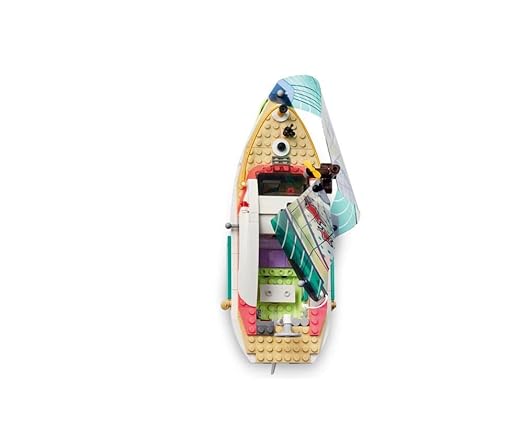 LEGO Friends 41716 Stephanie's Sailboat Adventure, Toy Blocks, Gift, Boating, Pretend Play, Girls, Ages 7 and Up