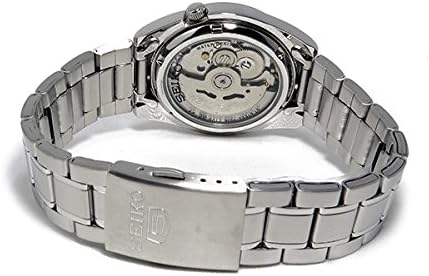 Seiko SNKL45K1 Five Automatic Men's Black Watch, Black, Bracelet Type