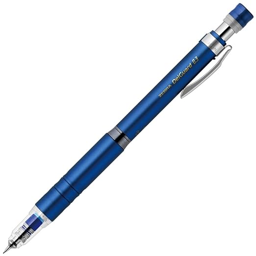 Zebra Mechanical Pencil Delguard Type Lx Blue P-MAS86-BL Lead Diameter 0.3mm