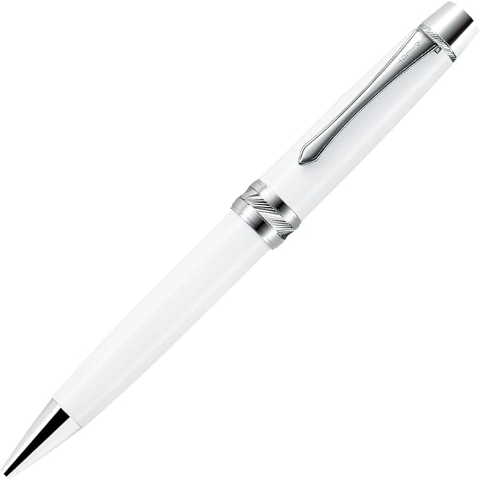PILOT Custom Heritage CR 0.7mm Fine Point BKVH-2MR-PW Pearl White Spinning Ball Point Pen