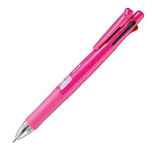 Zebra Clip-On Multi-Functional Pen, Powerful Orange Barrel (B4SA1-POR)