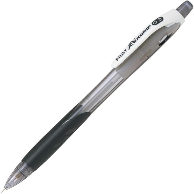 Pilot HRG100R10R Mechanical Pencil, Rex Grip, 0.5, Red, 10 Count