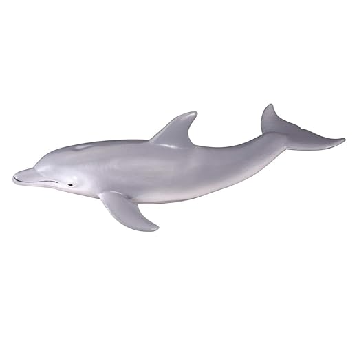 Collecta Sea Life Bottlenose Dolphin Toy Figure - Authentic Hand Painted Marine Porpoise Model
