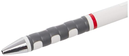 Rotring Tikky Ballpoint Pen, Medium Point, White Barrel, Black Ink (1904718)