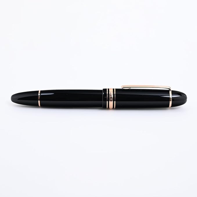 Montblanc Fountain Pen, 132092 (112665), Meisterstück 149, Black x Red Gold, Nib F