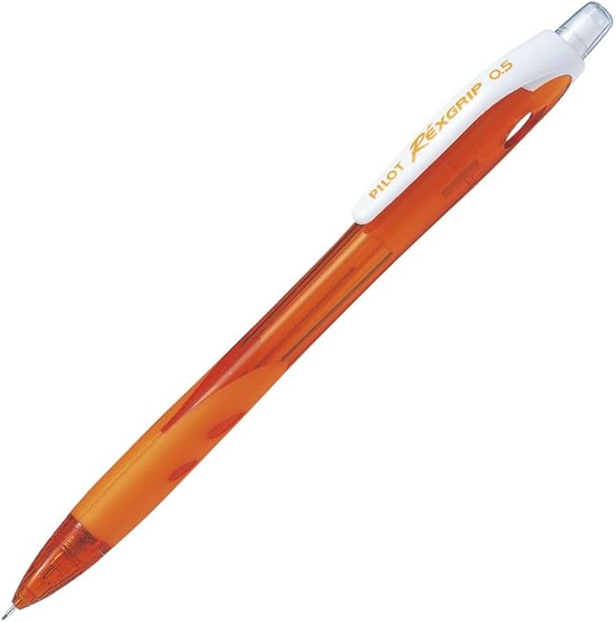 Pilot HRG100R10R Mechanical Pencil, Rex Grip, 0.5, Red, 10 Count